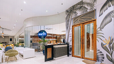 Earth restaurant.