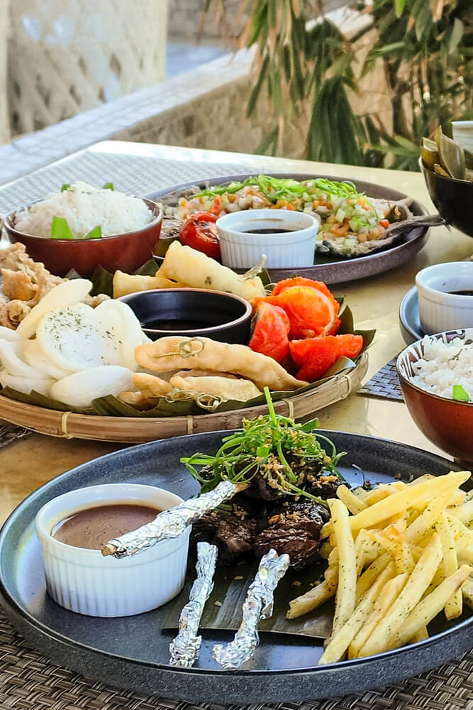 A plated dish served at Solea.
