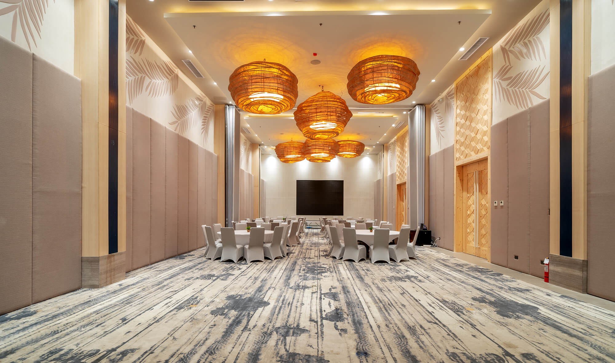 A conference set-up at Solea.