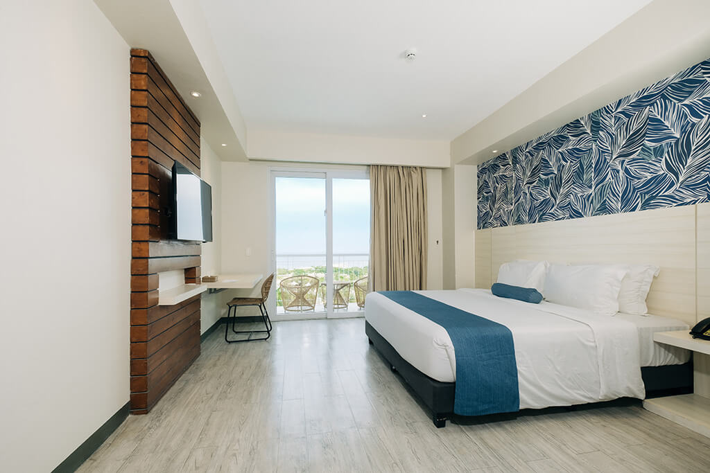 Premier Sea View room at Solea Mactan.